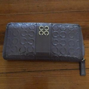 Purple coach wallet
